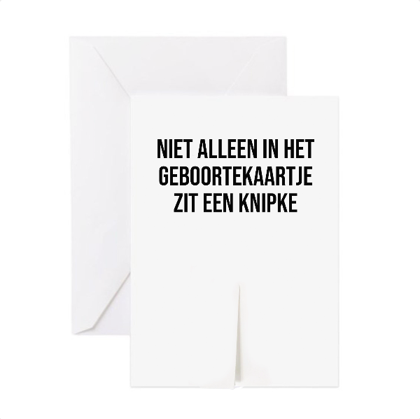 Geboortekaartje - Knipke